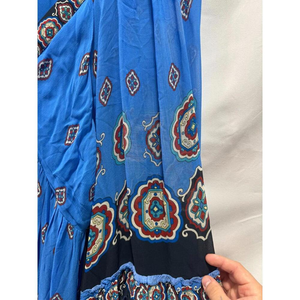 FARM Rio Anika Tiles Maxi Dress Size L Multicolor - Picture 12 of 16